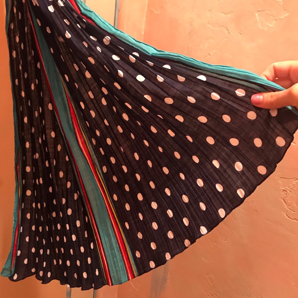 Polka dot scarf